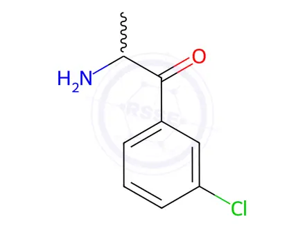 Chemical structure of Bupropion Impurity 18