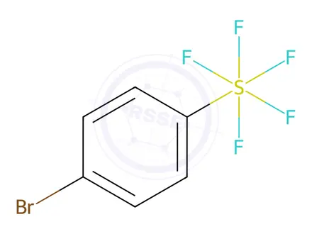 Chemical structure of 4-Bromophenylsulfur Pentafluoride