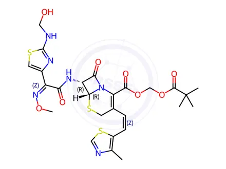 Chemical structure of Cefditoren Impurity 24