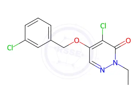 Chemical structure of 4-Chloro-5-((3-chlorobenzyl)oxy)-2-ethylpyridazin-3(2H)-one
