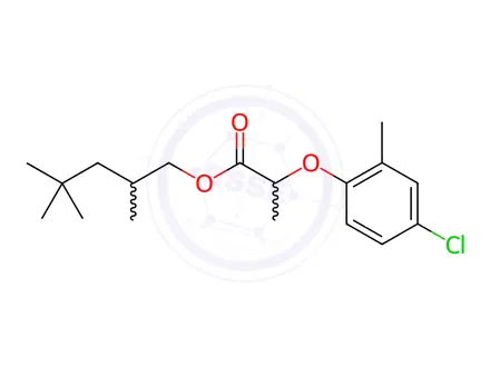 Chemical structure of Mecoprop-2,4,4-Trimethylpentyl Ester