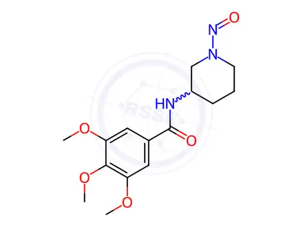 Chemical structure of Troxipide Impurity 10 (N1-Nitroso Troxipide)