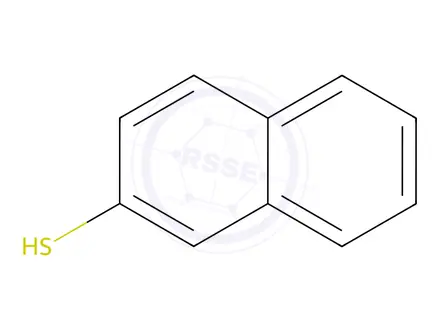 Chemical structure of 2-​Naphthalenethiol