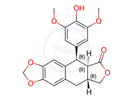 Chemical structure of Podophyllotoxin Impurity 4