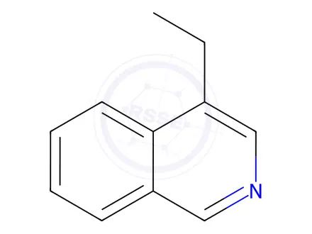 Chemical structure of Isoquinoline, 4-ethyl-(6CI,9CI)