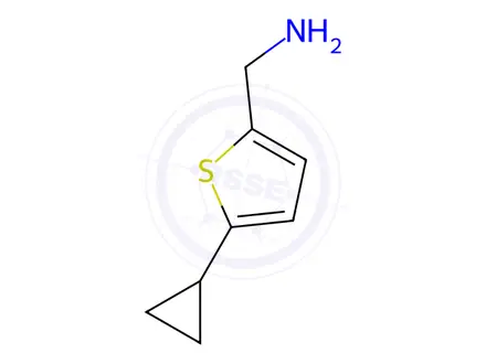 Chemical structure of (5-Cyclopropylthiophen-2-yl)methanamine