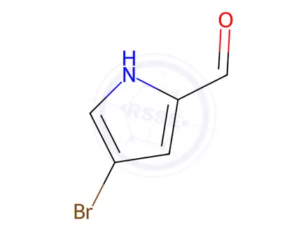 Chemical structure of 4-Bromo-2-pyrrolecarboxaldehyde