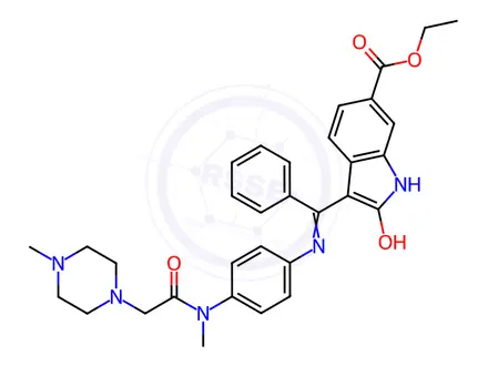 Chemical structure of Nintedanib Esilate Impurity 42