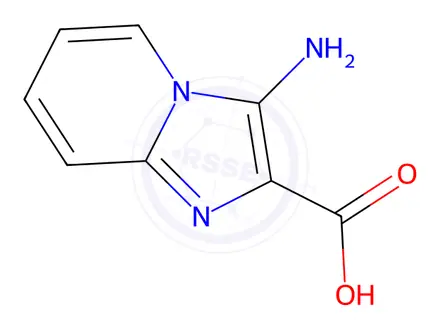 Chemical structure of 3-AMINOIMIDAZO[1,2-A]PYRIDINE-2-CARBOXYLIC ACID
