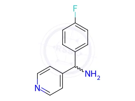 Chemical structure of (4-Fluorophenyl)(pyridin-4-yl)methanamine