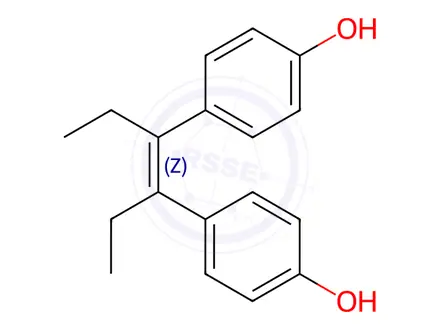 Chemical structure of Diethylstilbestrol Impurity 5