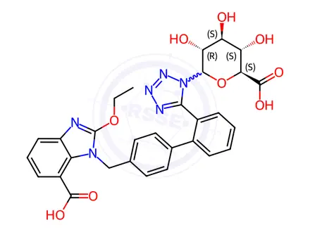 Chemical structure of Candesartan N2-Glucuronide