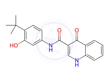 Chemical structure of Ivacaftor Impurity 5