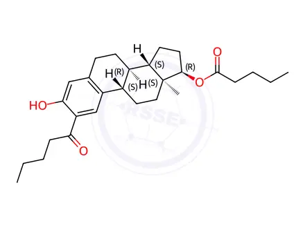 Chemical structure of Estradiol Valerate Impurity 8 (Estradiol Valerate EP Impurity H)
