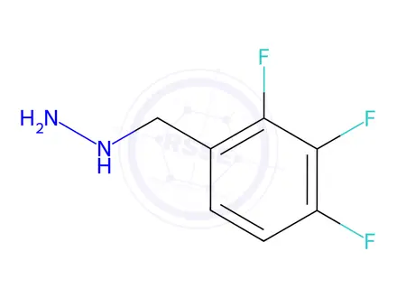 Chemical structure of Hydrazine, [(2,3,4-trifluorophenyl)methyl]-