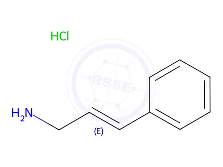 Chemical structure of Cinnamylamine Hydrochloride