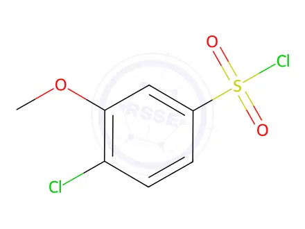 Chemical structure of 4-Chloro-3-methoxybenzenesulfonyl chloride