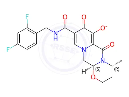 Chemical structure of Dolutegravir Sodium Salt