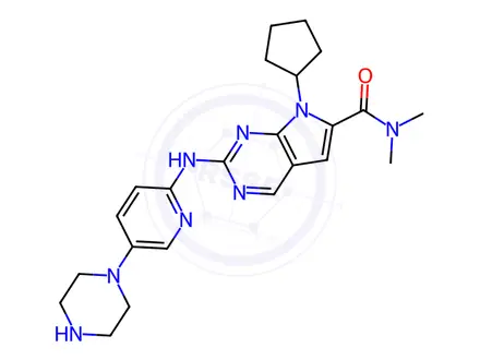 Chemical structure of Ribociclib Succinate