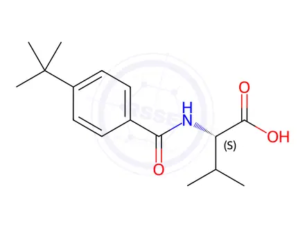 Chemical structure of (4-(Tert-butyl)benzoyl)-l-valine