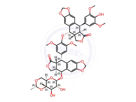 Chemical structure of Etoposide Impurity R