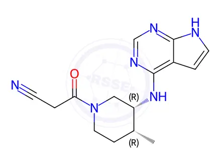 Chemical structure of Tofacitinib Impurity 128