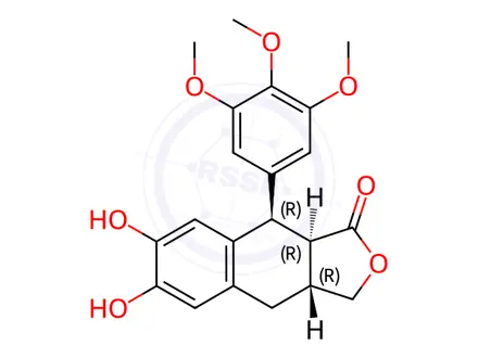 Chemical structure of Podophyllotoxin Impurity 11