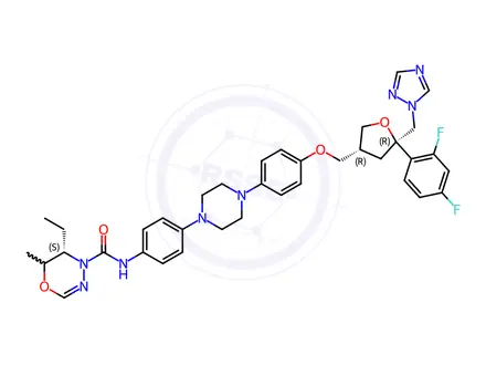Chemical structure of Posaconazole Impurity 102