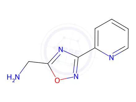 Chemical structure of [3-(Pyridin-2-yl)-1,2,4-oxadiazol-5-yl]methanamine