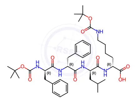 Chemical structure of Difelikefalin Acetate Impurity 71