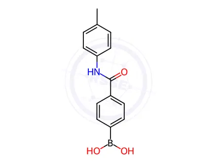 Chemical structure of [4-[[(4-Methylphenyl)amino]carbonyl]phenyl]boronic Acid