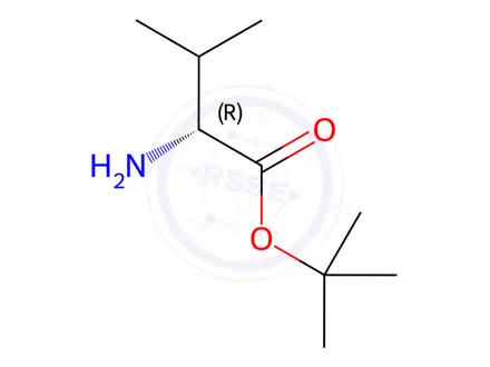 Chemical structure of D-Valine tert-Butyl Ester Hydrochloride
