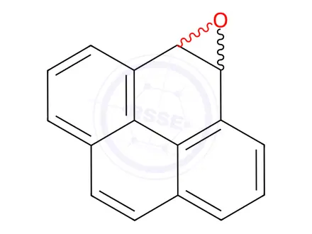 Chemical structure of pyrene 4,5-oxide
