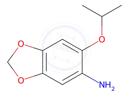 Chemical structure of 6-Isopropoxybenzo[d][1,3]dioxol-5-amine