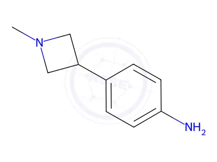 Chemical structure of 4-(1-Methylazetidin-3-yl)aniline