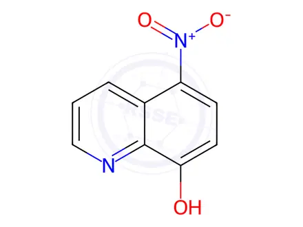 Chemical structure of Nitroxoline