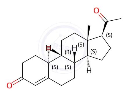 Chemical structure of Progesterone Impurity 65