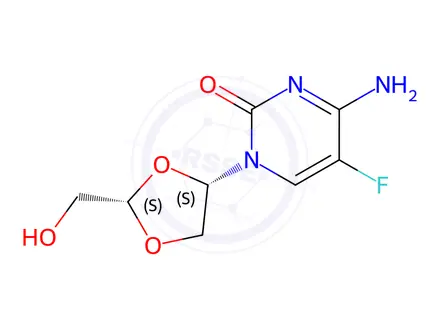 Chemical structure of Emtricitabine Impurity 15