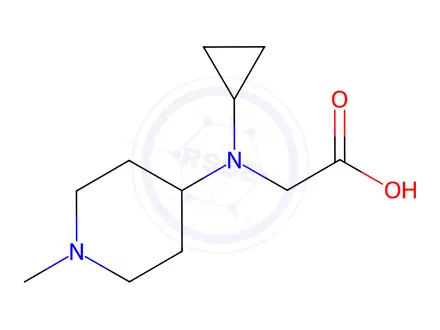 Chemical structure of [(2-Dimethylamino-cyclohexyl)-isopropyl-amino]-acetic acid