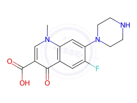 Chemical structure of Norfloxacin EP Impurity K