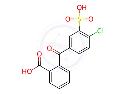 Chemical structure of Chlortalidone Impurity 1(Chlortalidone EP Impurity A)