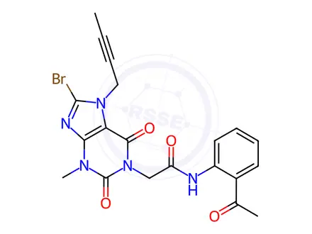 Chemical structure of Linagliptin Impurity 39