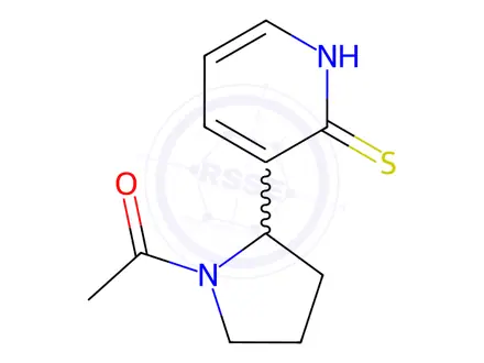 Chemical structure of 1-(2-(2-Thioxo-1,2-dihydropyridin-3-yl)pyrrolidin-1-yl)ethanone