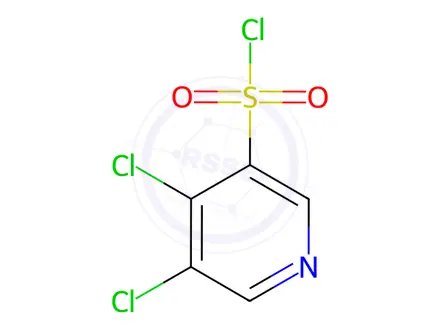 Chemical structure of 4,5-Dichloropyridine-3-sulfonyl chloride