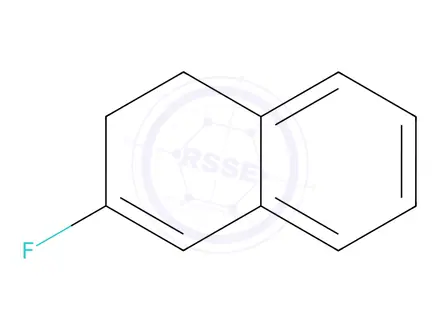 Chemical structure of Naphthalene, 3-fluoro-1,2-dihydro-(9CI)