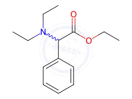 Chemical structure of a-(Diethylamino)benzeneacetic Acid Ethyl Ester