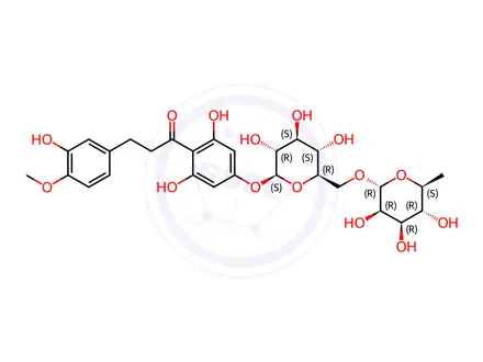 Chemical structure of Neohesperidin-dihydrochalcone Impurity 5 (Neohesperidin-dihydrochalcone EP Impurity E)