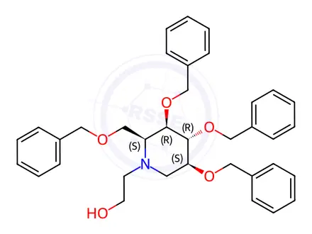 Chemical structure of Miglitol Impurity 1