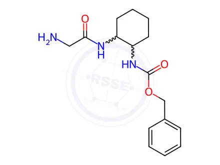 Chemical structure of Benzyl (2-(2-aminoacetamido)cyclohexyl)carbamate