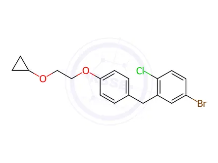 Chemical structure of Bexagliflozin Impurity 4